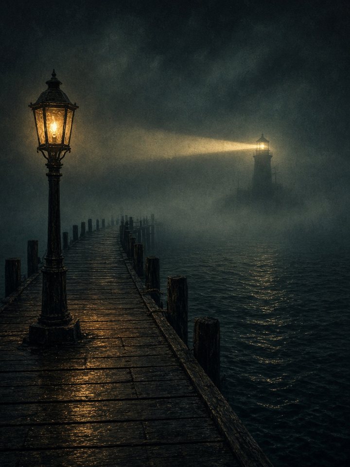 Cold Case File 001: The Lantern Pier, cover art